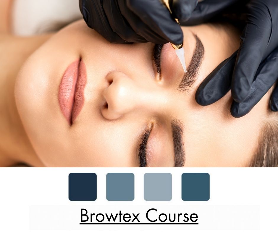 Beauty Courses - Eyebrows being shaped