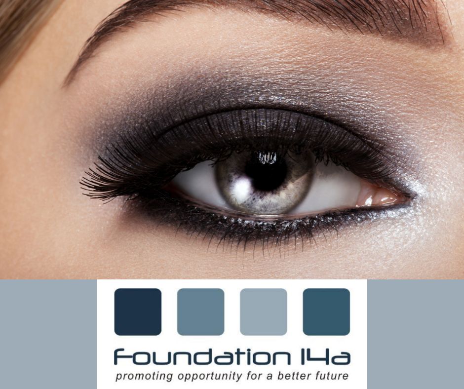 make-up masterclasses - a close up of an eye with smokey eye shadow